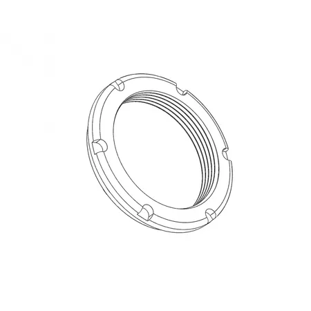 Counterlung bayonet connection, retaining nut