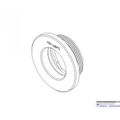 Counterlung bayonet connection, socket, left version, keyway code 1 (two cutouts) #2