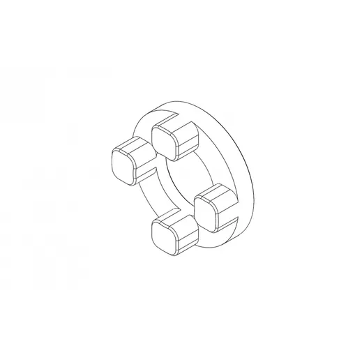 Tightening tool for counterlung bayonet connectors - 3D-printed