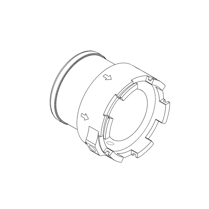 BOV MAV, connector 39.6 x 28 — left, inhale