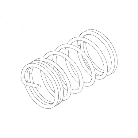 Scrubber cartridge, pressure spring