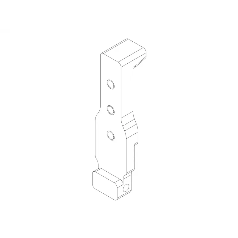 Carrier frame, lock barb