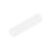 Overpressure valve, ratchet spring #1