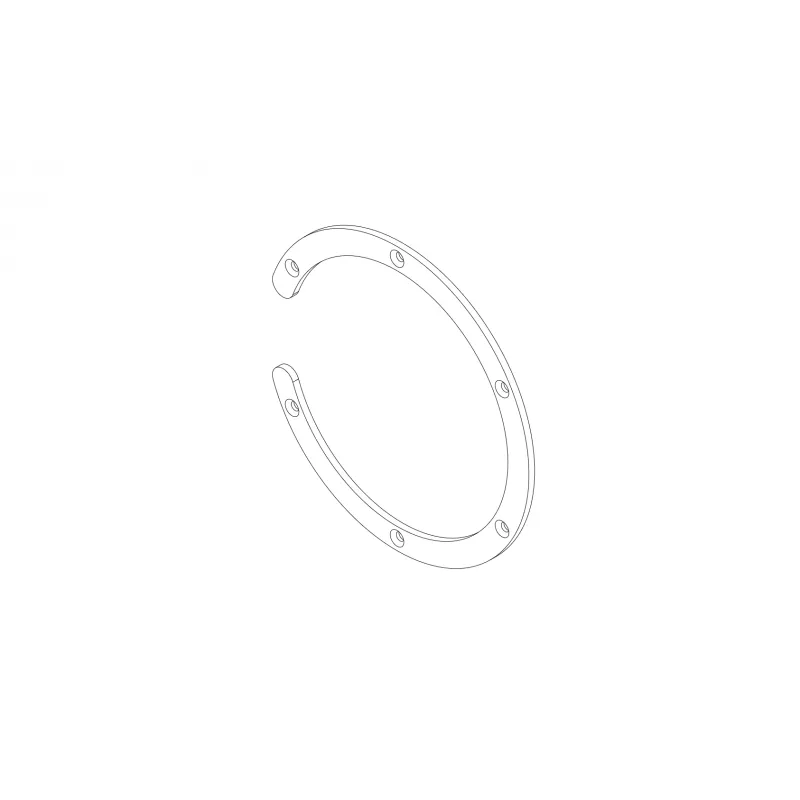 Overpressure valve, retaining ring