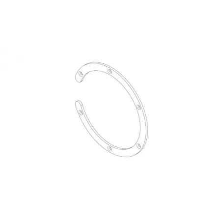 Overpressure valve, retaining ring