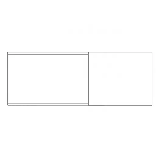 Fixing strap for 2 hoses