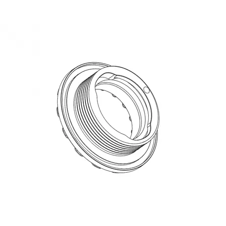 Counterlung bayonet conection, socket, right version - anti blockage, keyway code 1 (two cutouts)