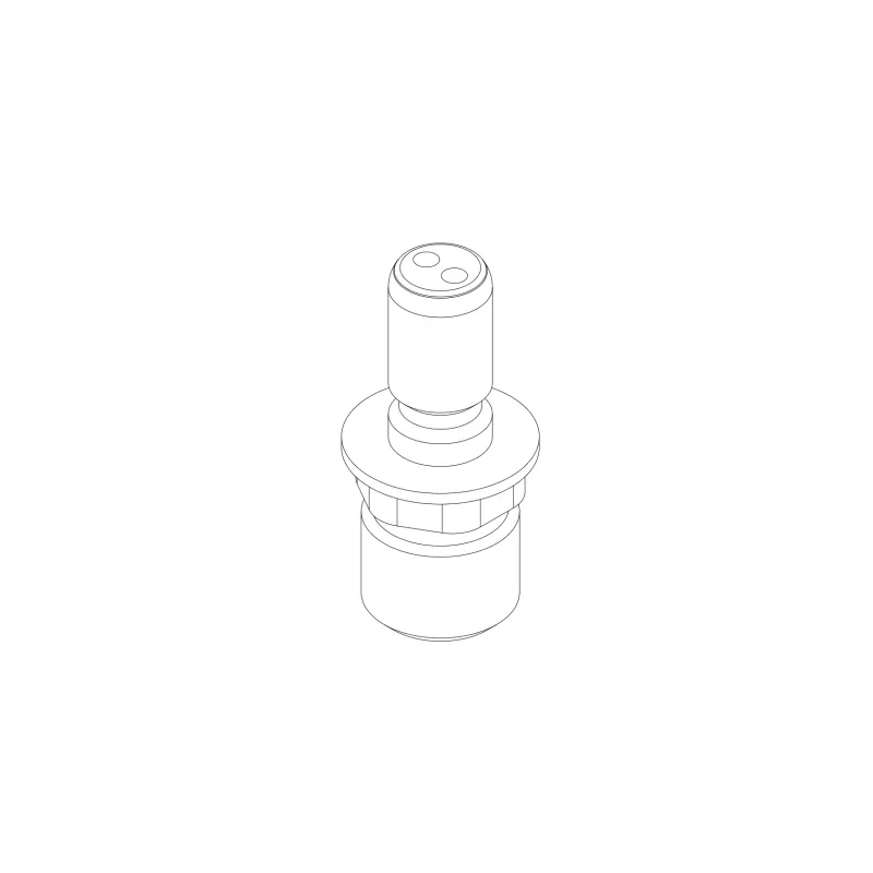 Modular high-pressure system, inflator hose connector - oxygen, pin