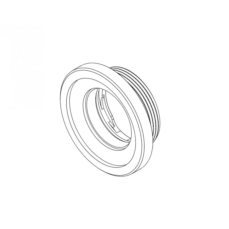 Counterlung bayonet connection, socket, left version, keyway code 1, lockable