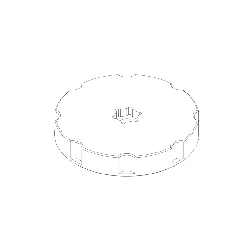 O2 cell test equipment, clamp handle