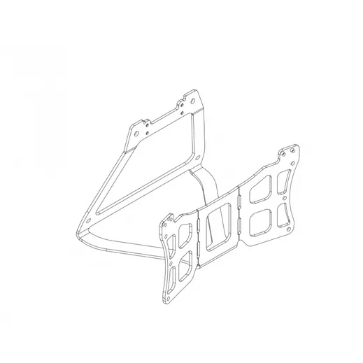 Extended base, wide - Stainless