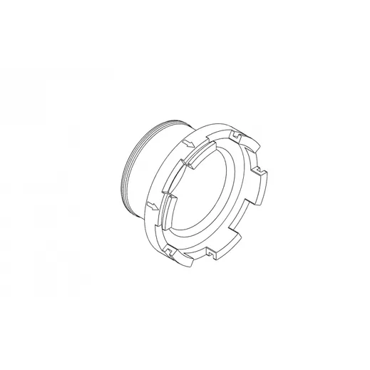 Mouthpiece, straight nipple 34.3 x 18 mm — inhale