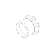 Mouthpiece, straight nipple 39.6 x 28 mm — exhale #1