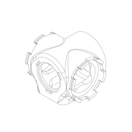 BOV, body (with replaceable connector)