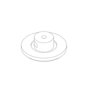 Low profile dump valve, plug #1