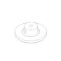 Low profile dump valve, plug #1