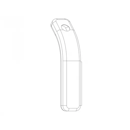 Counterlung, back mounted, left (cover)