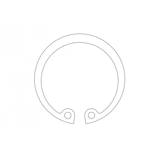 Retaining ring DIN 472, bore O32 mm