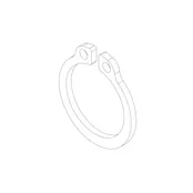 Retaining ring DIN 471, shaft Ø12 mm #1