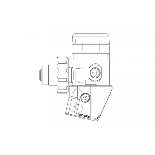 1st stage regulator Apeks DST with left manifold block, G 5/8 connection
