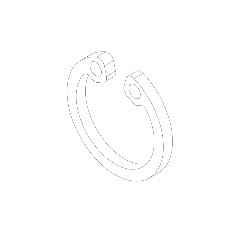 Internal retaining ring, hole 8 mm