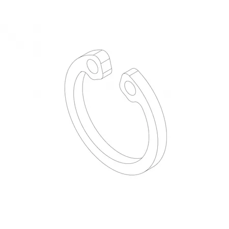 Internal retaining ring, hole 8 mm