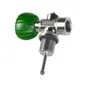 Nautec cylinder valve SLS, DIN G5/8, green (with BurstDisc) #1