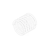 Low profile dump valve, compression spring