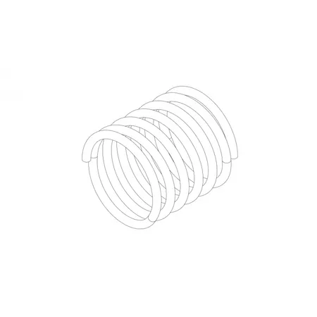 Low profile dump valve, compression spring
