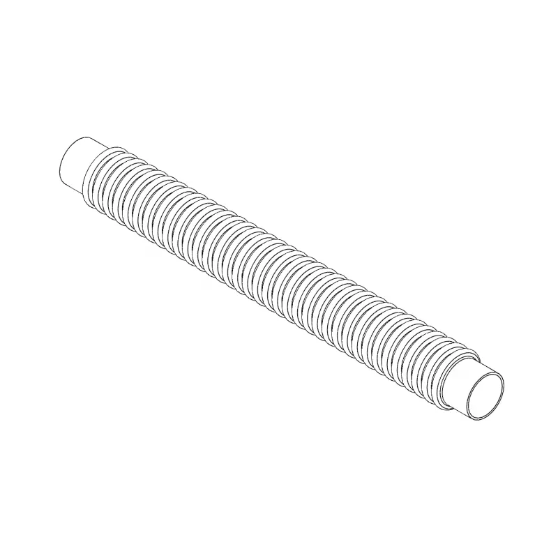 Corrugated hose, 1 1/2" x 22"