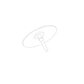 Low profile dump valve, umbrella valve