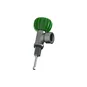 Nautec cylinder valve S, DIN G5/8 green, for 2L cylinders #1