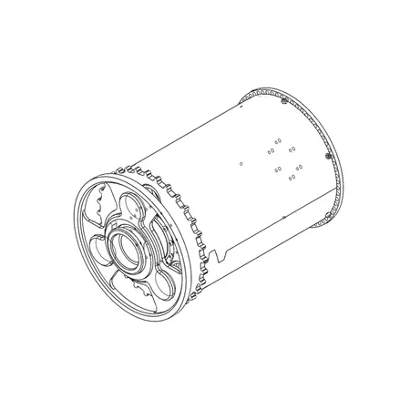 Scrubber cartridge (radial type) (complete)