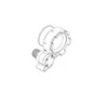 BOV manual add valve (MAV) — right, exhale, oxygen (38.1 (1 1/2")) #1
