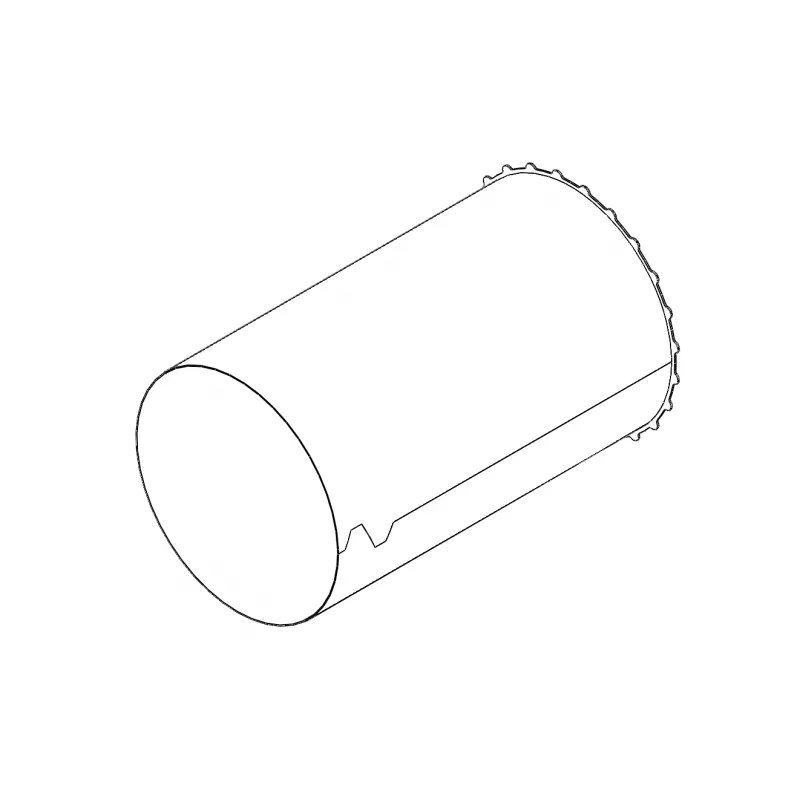 Scrubber cartridge XT 3.3 kg, outer tube with welded bottom