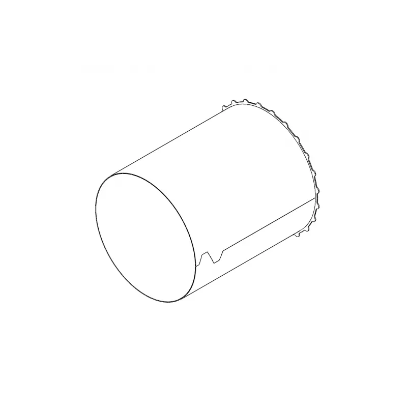 Scrubber cartridge XT 2.5 kg outer tube with welded bottom
