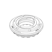 Counterlung bayonet connection, socket, left version - anti blockage, keyway code 1 #1