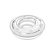 Counterlung bayonet connection, left version, lockable, keyway code 1 #1