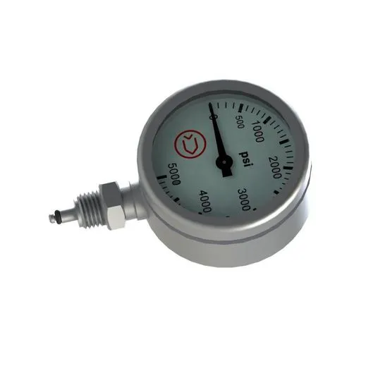 Manometer, PSI, 240 bar