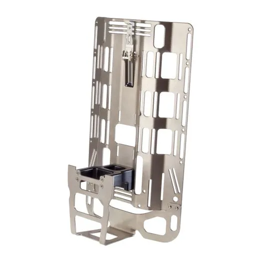 Titanium backplate and basic lumbar support