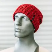 Casual Outsize Crocheted Cap #1