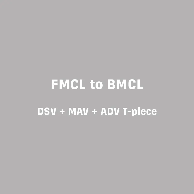 Conversion FMCL to  BMCL – DSV+MAV+ADV T-piece