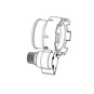 SM manual add valve (MAV) — right, exhale, oxygen (38.1 (1 1/2") #1