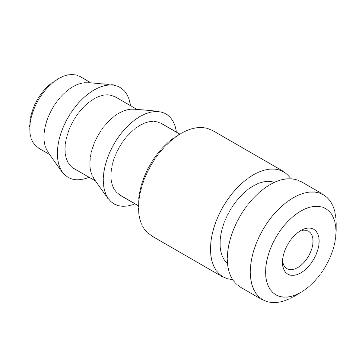 Analyzer hose connector
