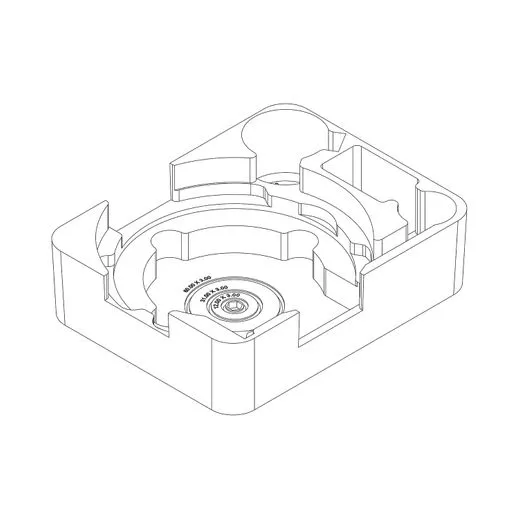 EVA case insert for sensor tester kit