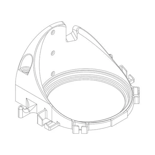 Liberty head wall mount