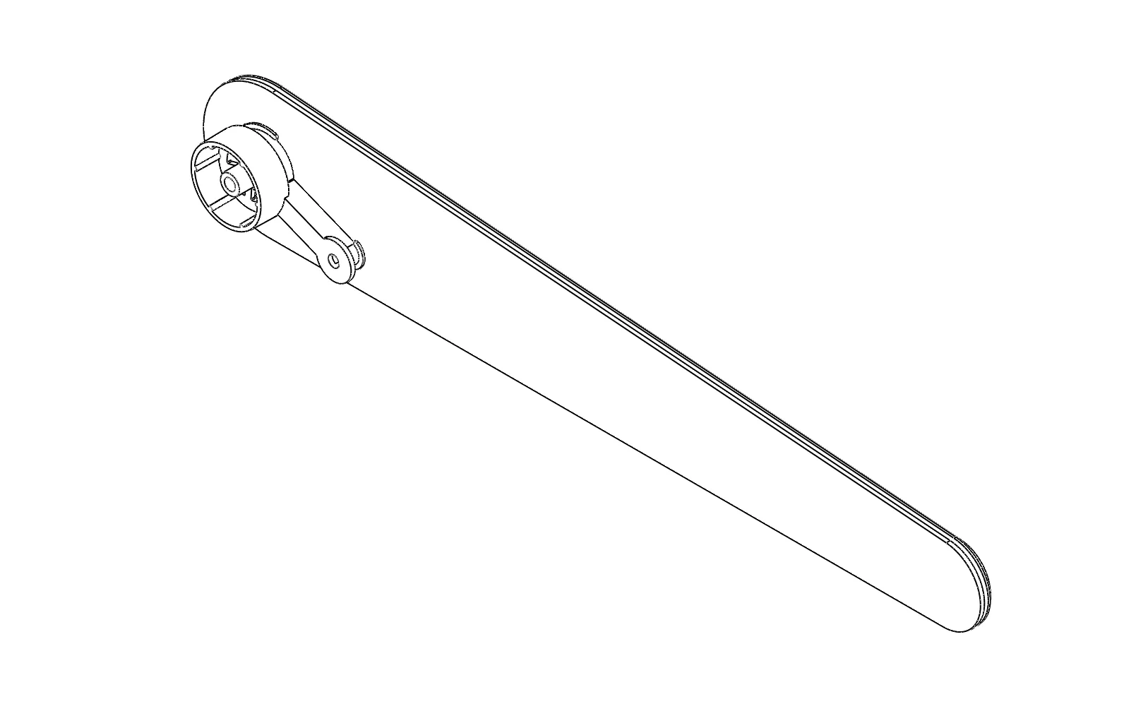 Analyzer Solo, output side panel - black