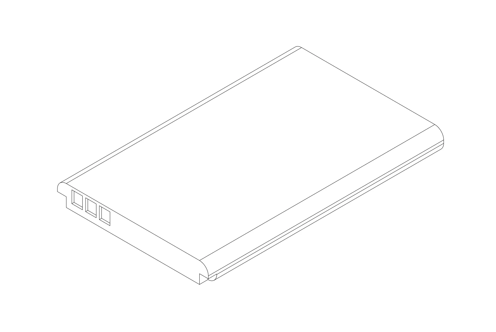 Freedom Battery GEB523450/1000mah, Li-Ion