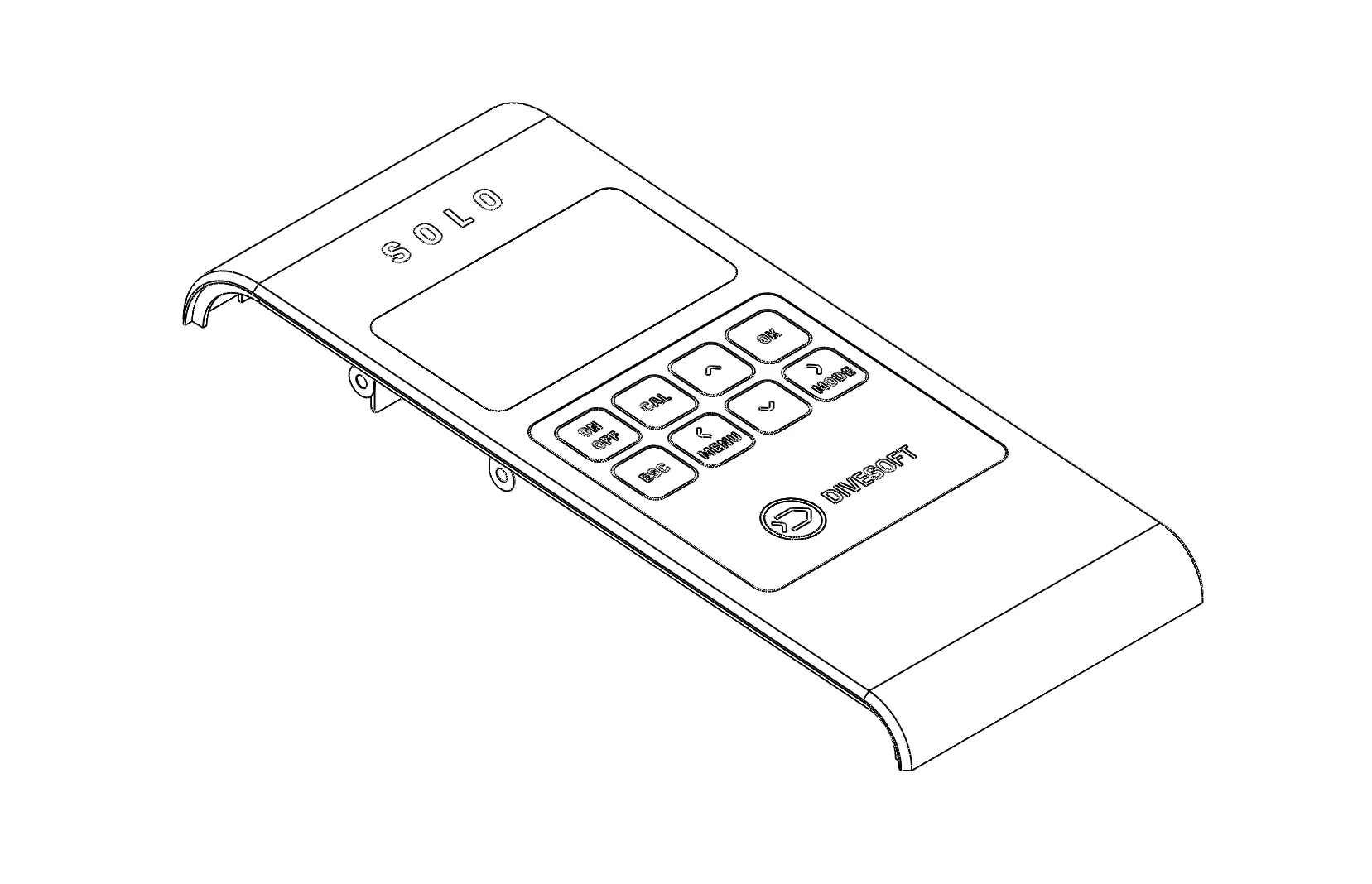 Solo top part with display and keyboard