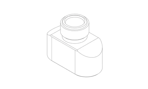 Hose splitter  9/16-18 -> 2x 3/8-24